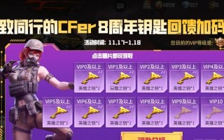 CF手游八周年活动送钻石价值多少？如何参与获得？