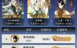《一念逍遥混沌榜》（深入探究一念逍遥混沌榜的世界设定及玩法）