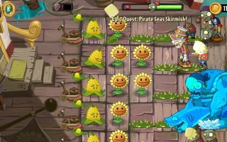 《植物大战僵尸2》游戏雪人传奇冰电椰炮过关攻略（打造无敌防线）