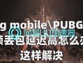 国内玩家如何畅玩绝地求生？
