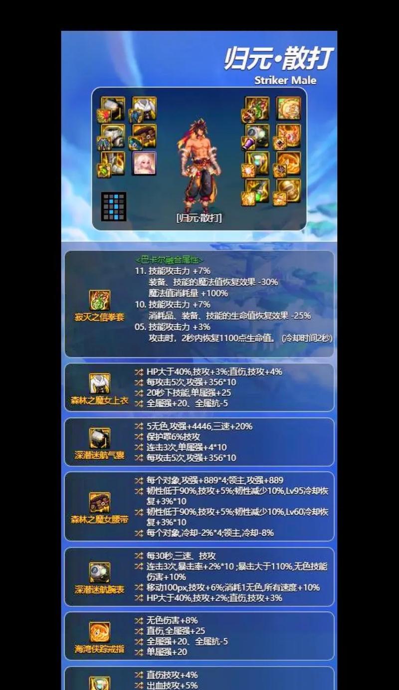 dnf武极装备属性如何选择？-第3张图片-西柚游戏