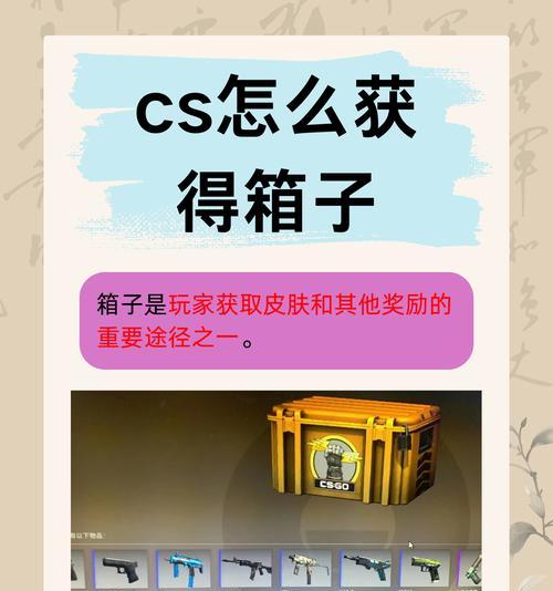 反恐精英现实武器如何获得？有哪些途径可以得到？-第3张图片-西柚游戏