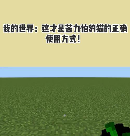 我的世界豹猫驯服技巧有哪些？-第3张图片-西柚游戏