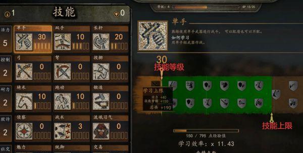 《骑马与砍杀2》技能天赋详解（掌握游戏技巧）-第1张图片-西柚游戏